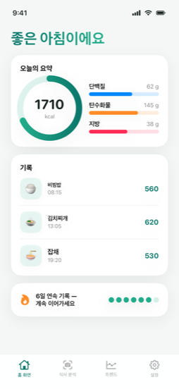 실제 화면 보기 — dashboard