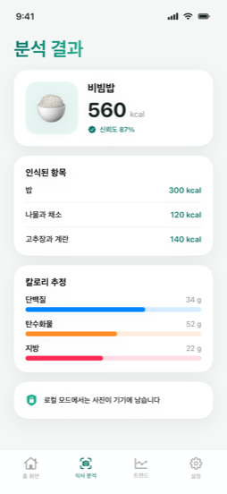 실제 화면 보기 — result